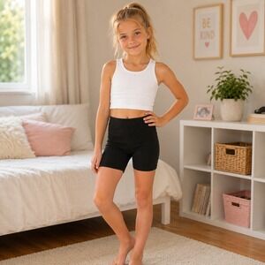 Amazon Girl's 3-Pack‎ Cartwheel Shorts Black Size M 10/12